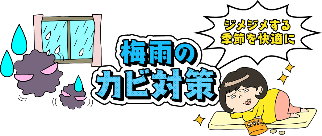 梅雨のカビ対策