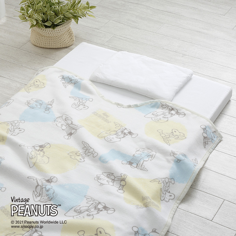 PEANUTS Baby くりえり毛布