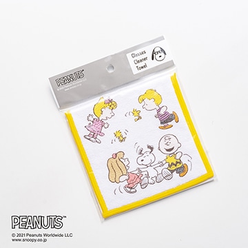 【SNOOPY　スプリングキャンペーン】ピーナッツ 眼鏡クリーナータオル SP5446　キュート