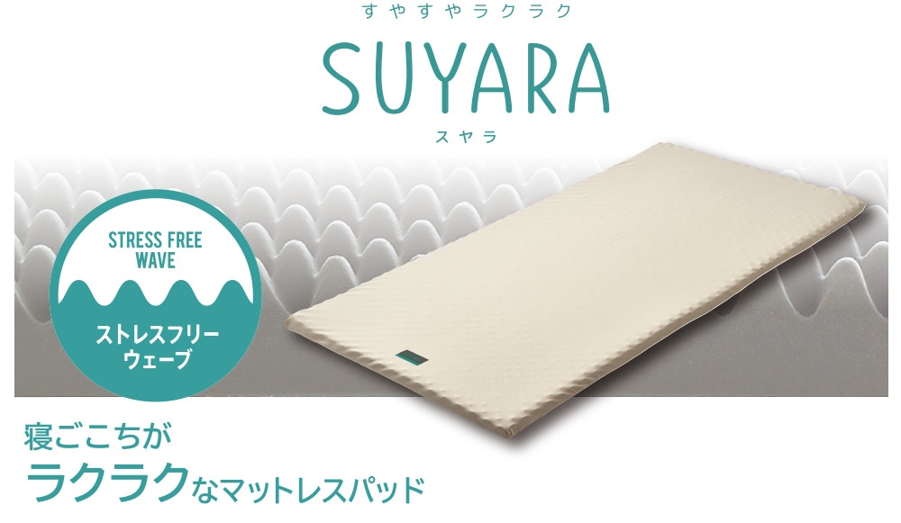 SUYARA 寝ごこちがラクラクなマットレスパッド