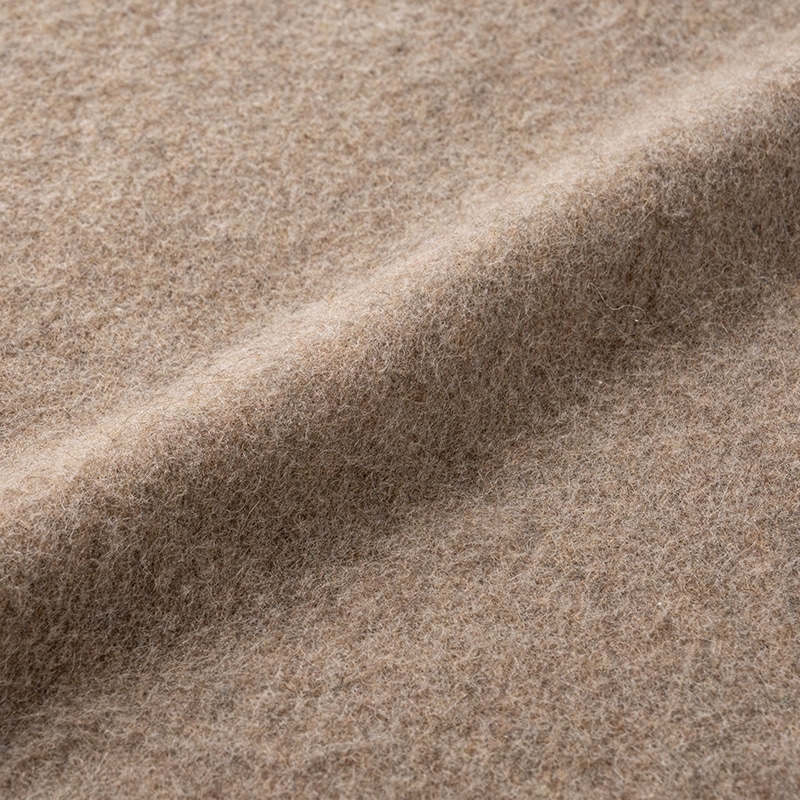 カシミヤ毛布:ベージュ シルクピローケース:ゴールド