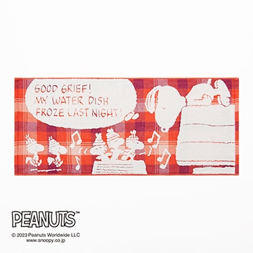 【SNOOPY　スプリングキャンペーン】ピーナッツ フェイスタオル