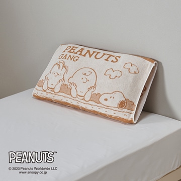 【母の日キャンペーン対象商品】【SNOOPY　スプリングキャンペーン】ピーナッツ のびのびタオルピローケース