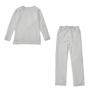 【母の日キャンペーン対象商品】newmine／コスメティックスナイトウェア(スムース ボートネック)