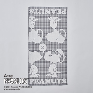 【SNOOPY　スプリングキャンペーン】ピーナッツ バスタオル