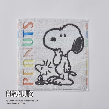 【SNOOPY　スプリングキャンペーン】ピーナッツ ミニタオル