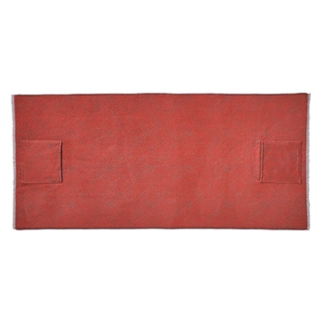 ひざ掛け(ポケット付き 洗えるウール×綿)