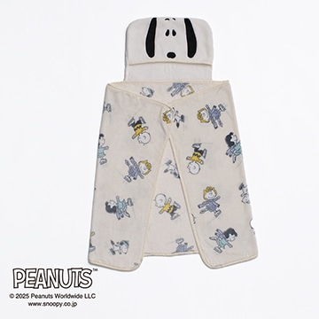 ピーナッツ フード付きブランケット【クリスマスキャンペーン】【SNOOPYウィンターキャンペーン】