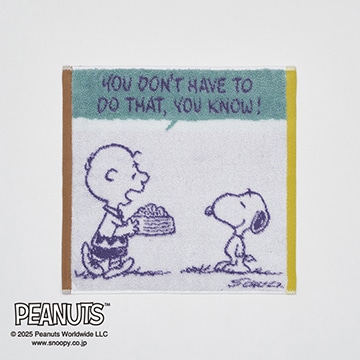ピーナッツ ウォッシュタオル【クリスマスキャンペーン】【SNOOPYウィンターキャンペーン】