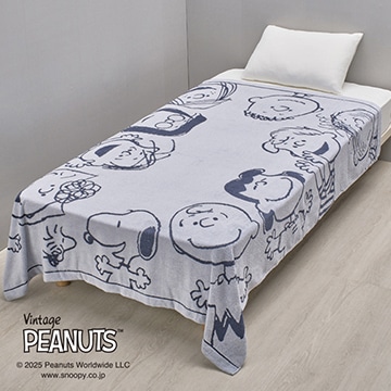 【SNOOPY　スプリングキャンペーン】ピーナッツ タオルケット