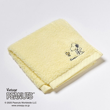 【SNOOPY　スプリングキャンペーン】ピーナッツ watairo かるわた ウォッシュタオル