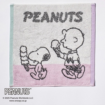 【SNOOPY　スプリングキャンペーン】ピーナッツ ウォッシュタオル