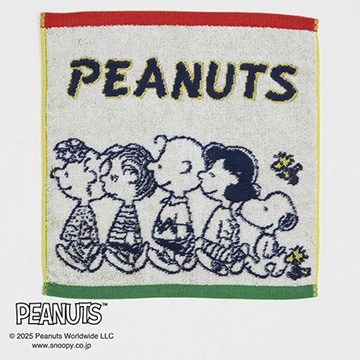 【SNOOPY　スプリングキャンペーン】ピーナッツ ミニタオル