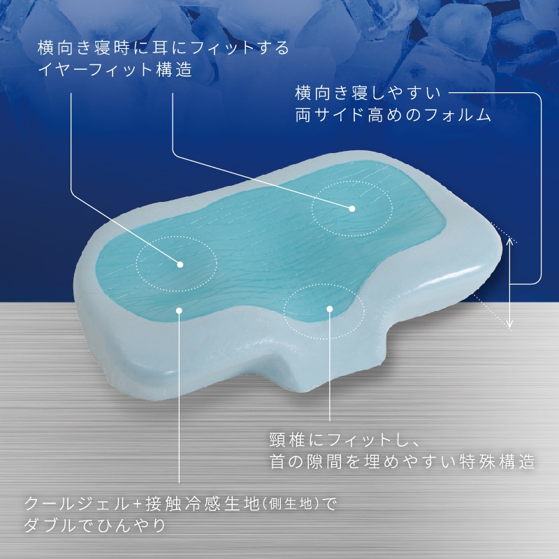 クールジェルピロー 頸椎サポート