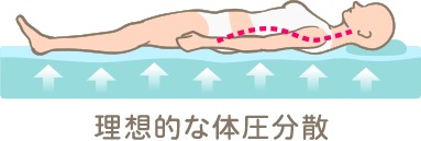 理想的な体圧分散