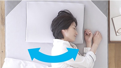 適度な反発力で寝返りラクラク～