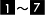 1～7