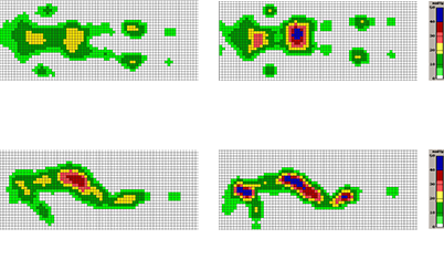 体圧分布比較画像1