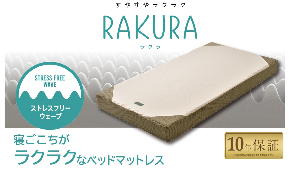 RAKURA 寝ごこちがラクラクなベッドマットレス