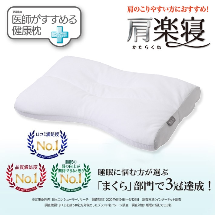 医師がすすめる健康枕 肩楽寝